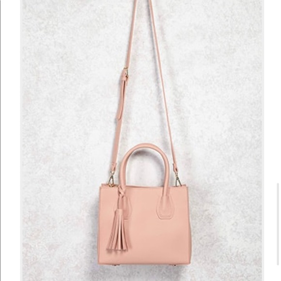 Forever 21 Handbags - Forever 21 Faux Leather Pink Mini Satchel